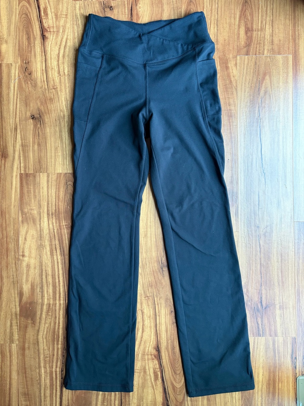 Jockey Black High-Waist Active Leggings with Inner Tag